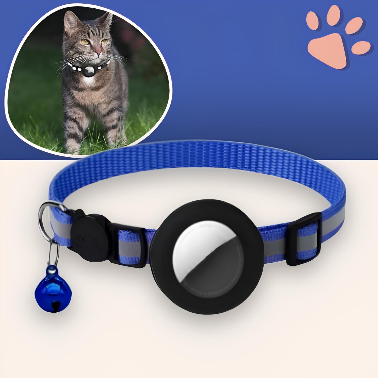 collier chat pour airtag comment retrouver son chat jujufindcat la niche de jules bleu
