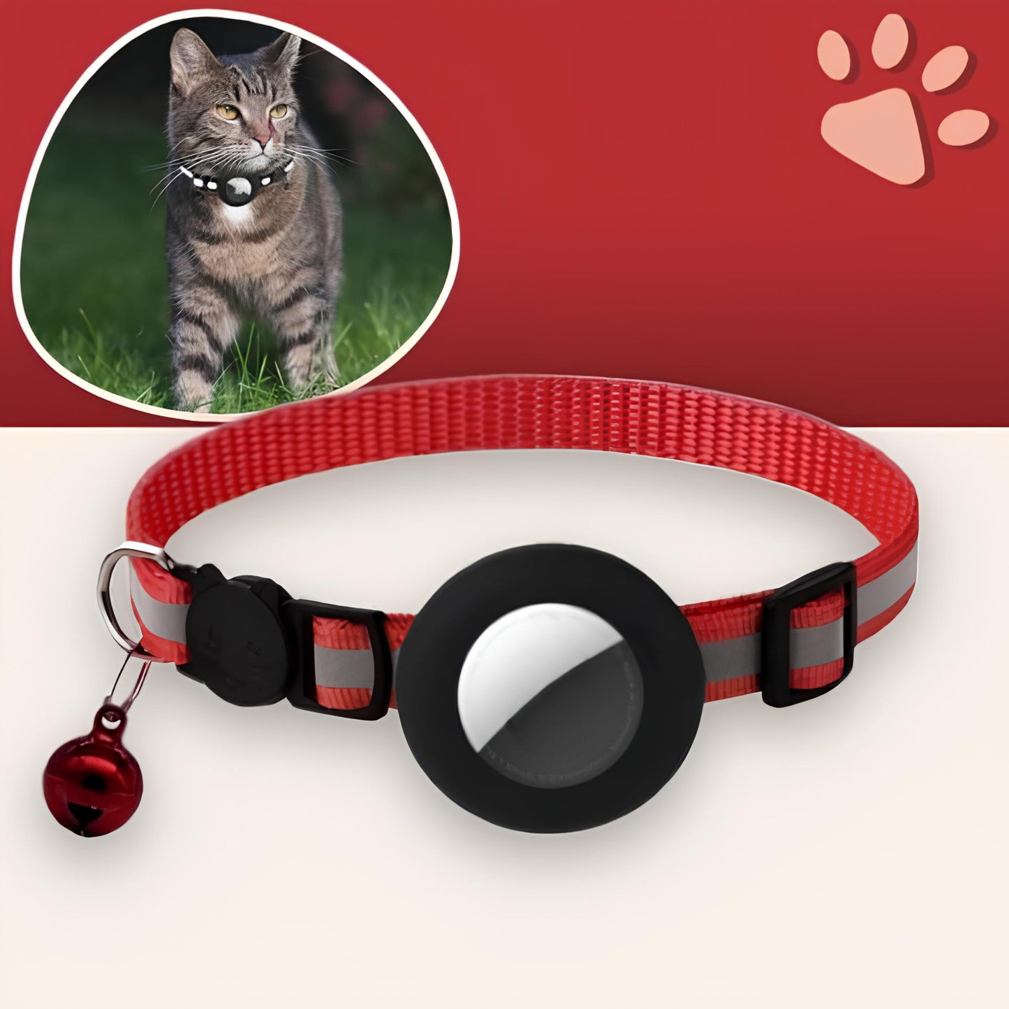 collier chat pour airtag comment retrouver son chat jujufindcat la niche de jules rouge
