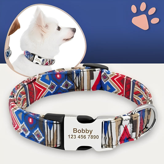 Collier pour chien personnalise prenom telephone personnalisable la niche de jules jujucollartag6 variante2