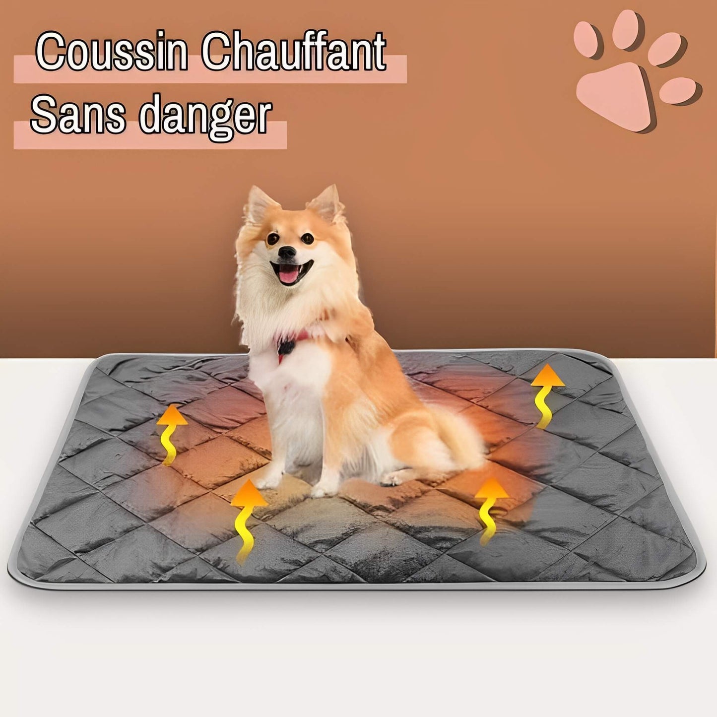 Coussin auto chauffant jujuthermocozy la niche de jules sans danger