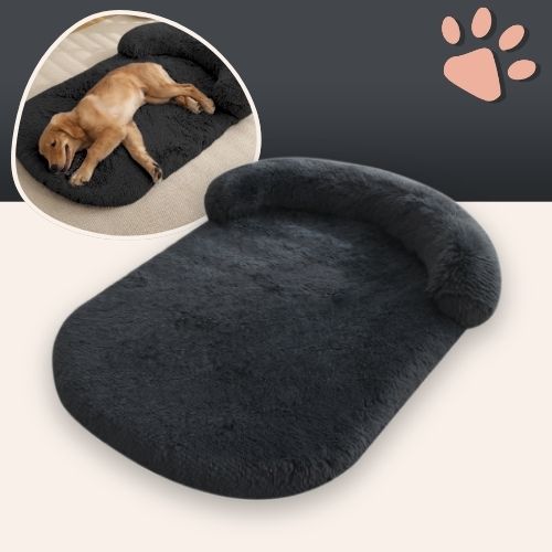 Coussin pour chien déhoussable imperméable JujuRelaxBed la niche de jules gris foncé