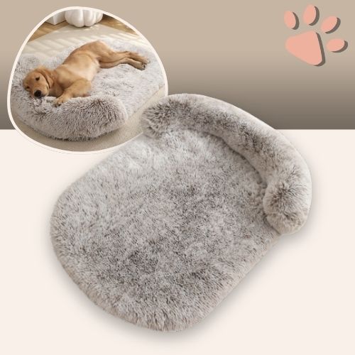 Coussin pour chien déhoussable imperméable JujuRelaxBed la niche de jules dégradé de café