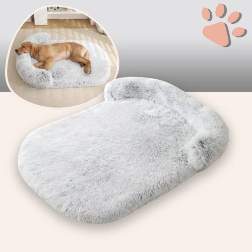 Coussin pour chien déhoussable imperméable JujuRelaxBed la niche de jules gris dégradé