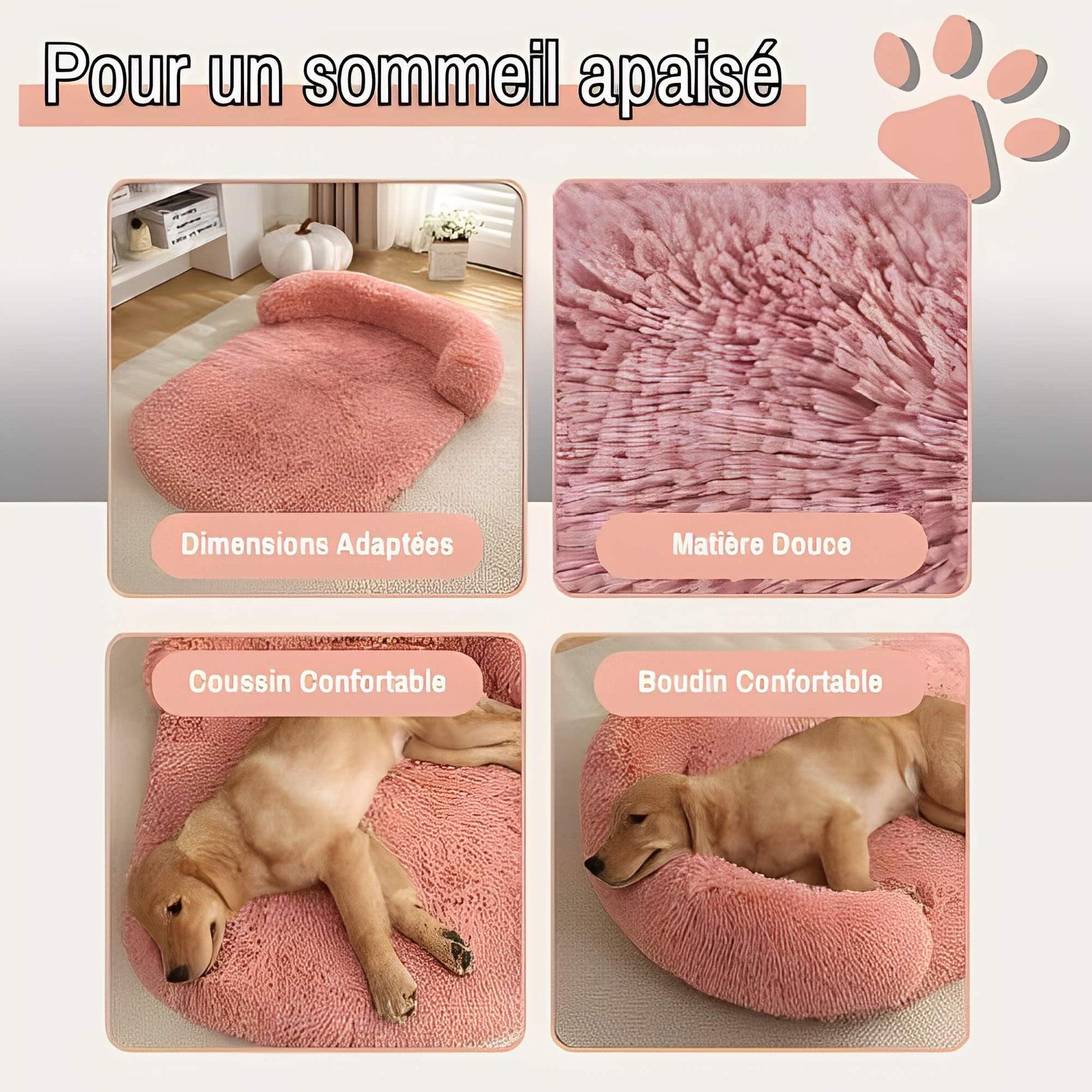 Coussin pour chien JujuRelaxBed sommeil apaisé