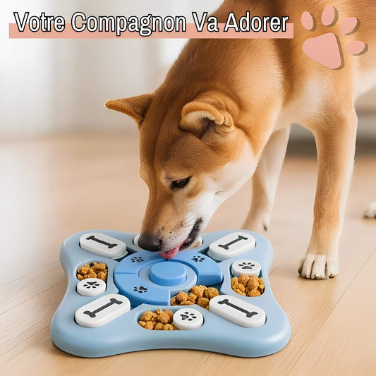 Distributeur de croquettes pour chien JujuFoodPuzzle La Niche De Jules votre compagnon va adorer