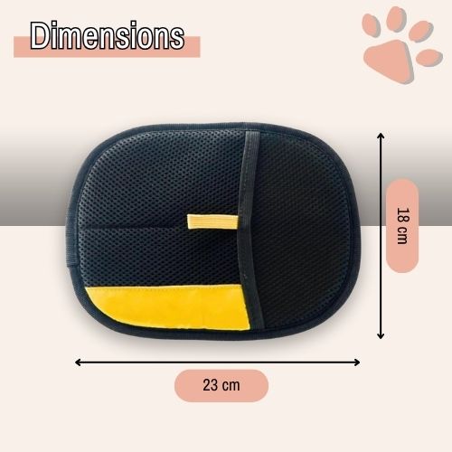 Gant de Toilettage pour Chien et Chat la niche de jules Gant de Toilettage pour Chien et Chat la niche de jules JuJuGroomGlove dimensions