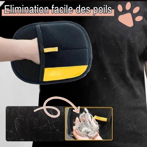 Gant de Toilettage pour Chien et Chat la niche de jules Gant de Toilettage pour Chien et Chat la niche de jules JuJuGroomGlove elimination facile des poils