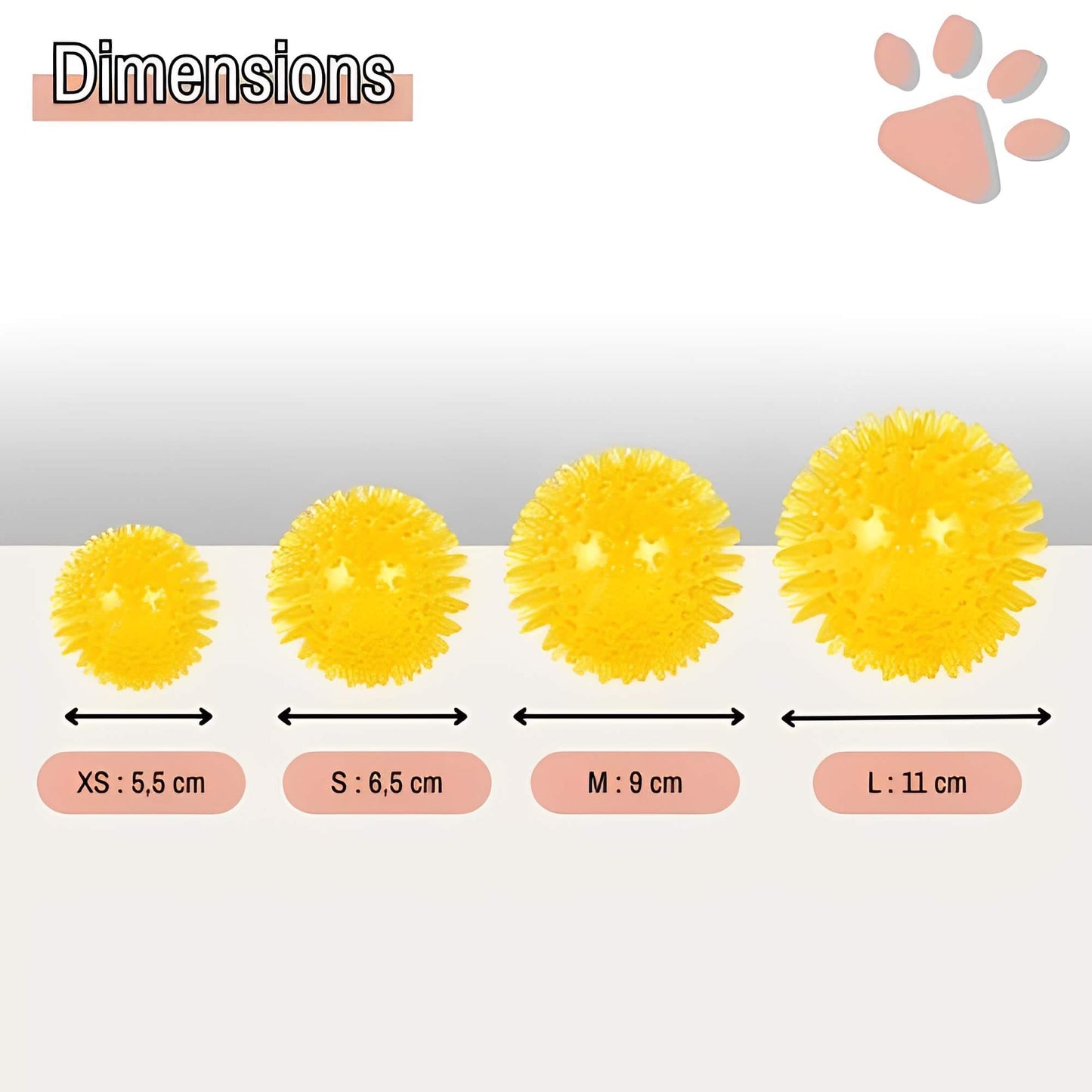 Jouet Pour Chien a Mordre Balle pour Chien la niche de jules JuJuPowerChew dimensions