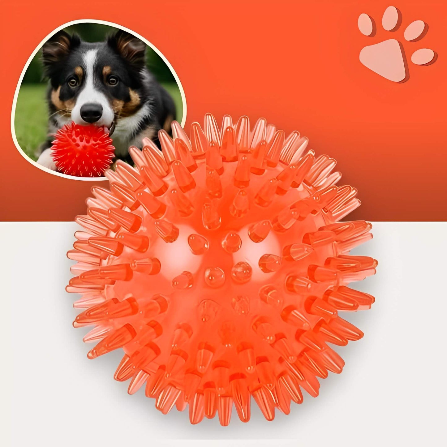 Jouet Pour Chien a Mordre Balle pour Chien la niche de jules JuJuPowerChew variante rouge
