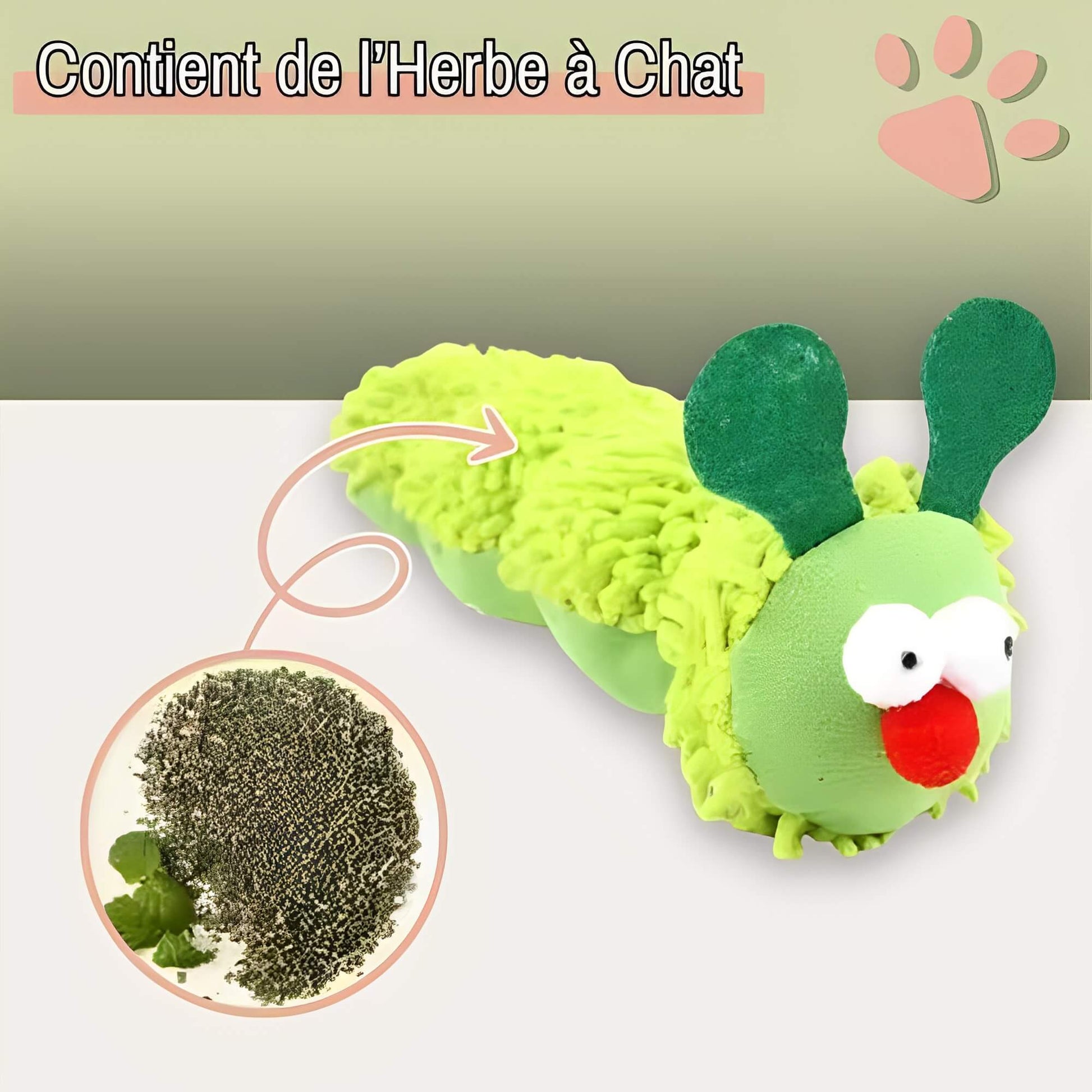 Jouet-a-macher-pour-chat-Herbe-a-chat-JuJuChewFun contient de l herbe à chat