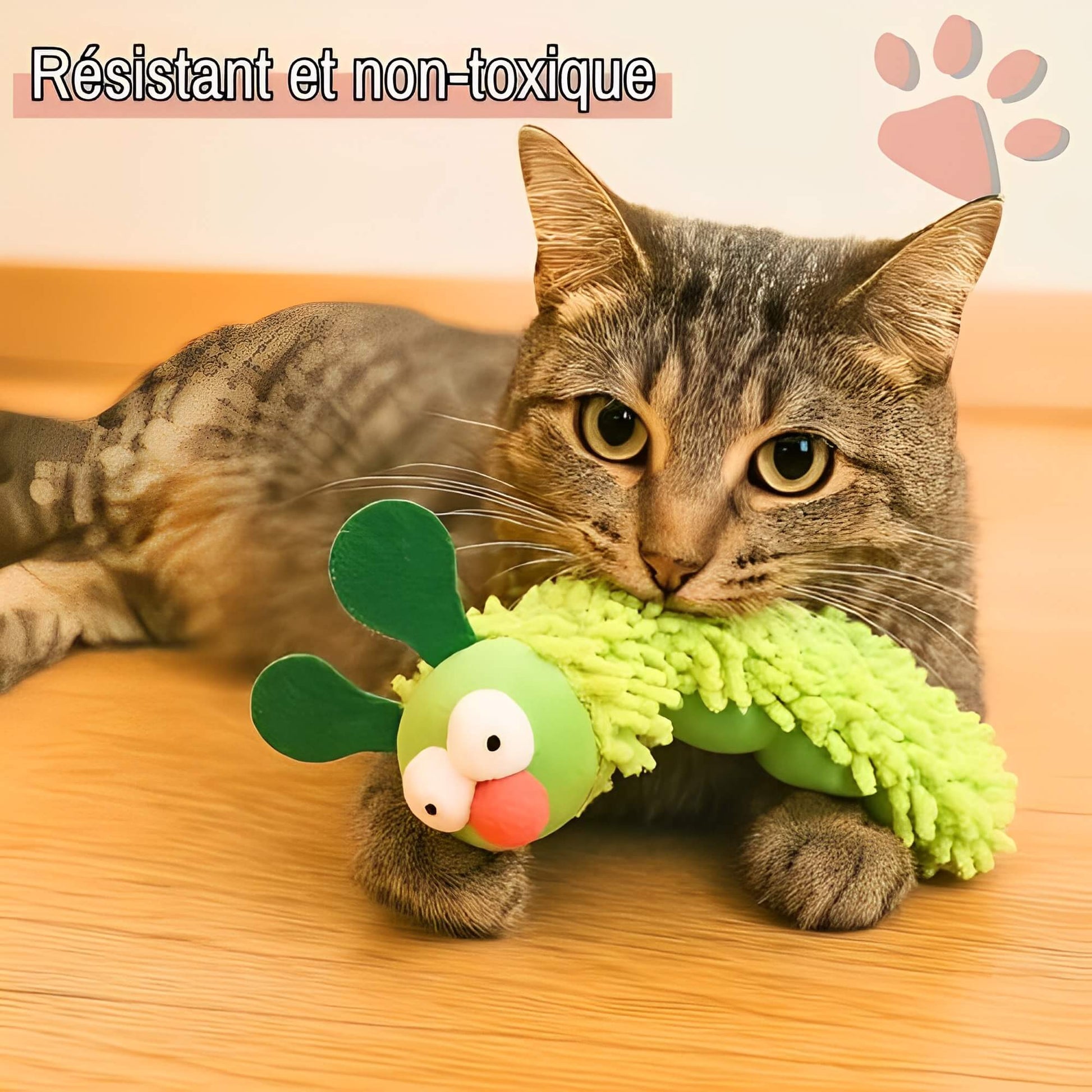 Jouet a macher pour chat Herbe a chat JuJuChewFun resistant non toxique
