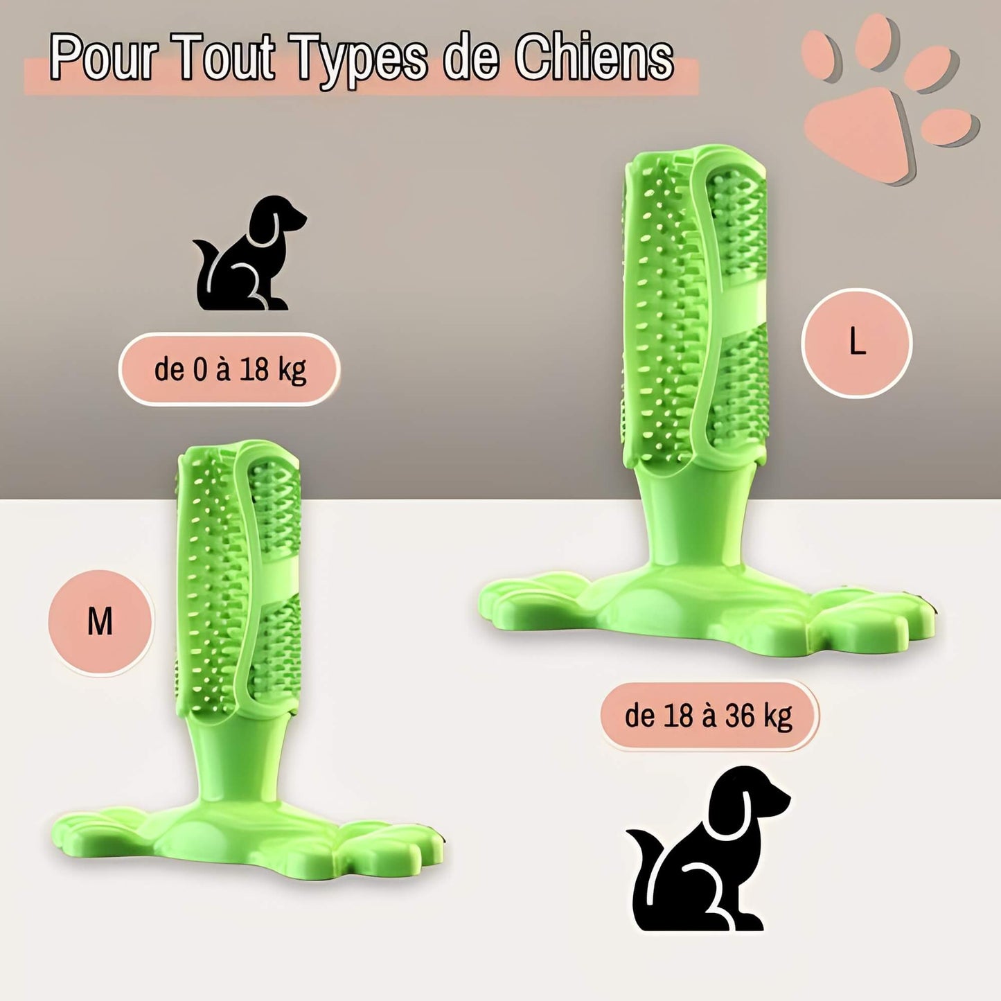 Jouet pour chien a macher jujudentguard la niche de jules pour tout types de chiens