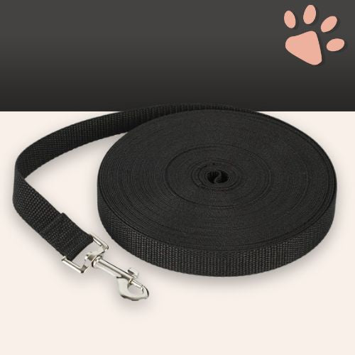 Laisse pour chien longue laisse jujulonge la niche de jules noir