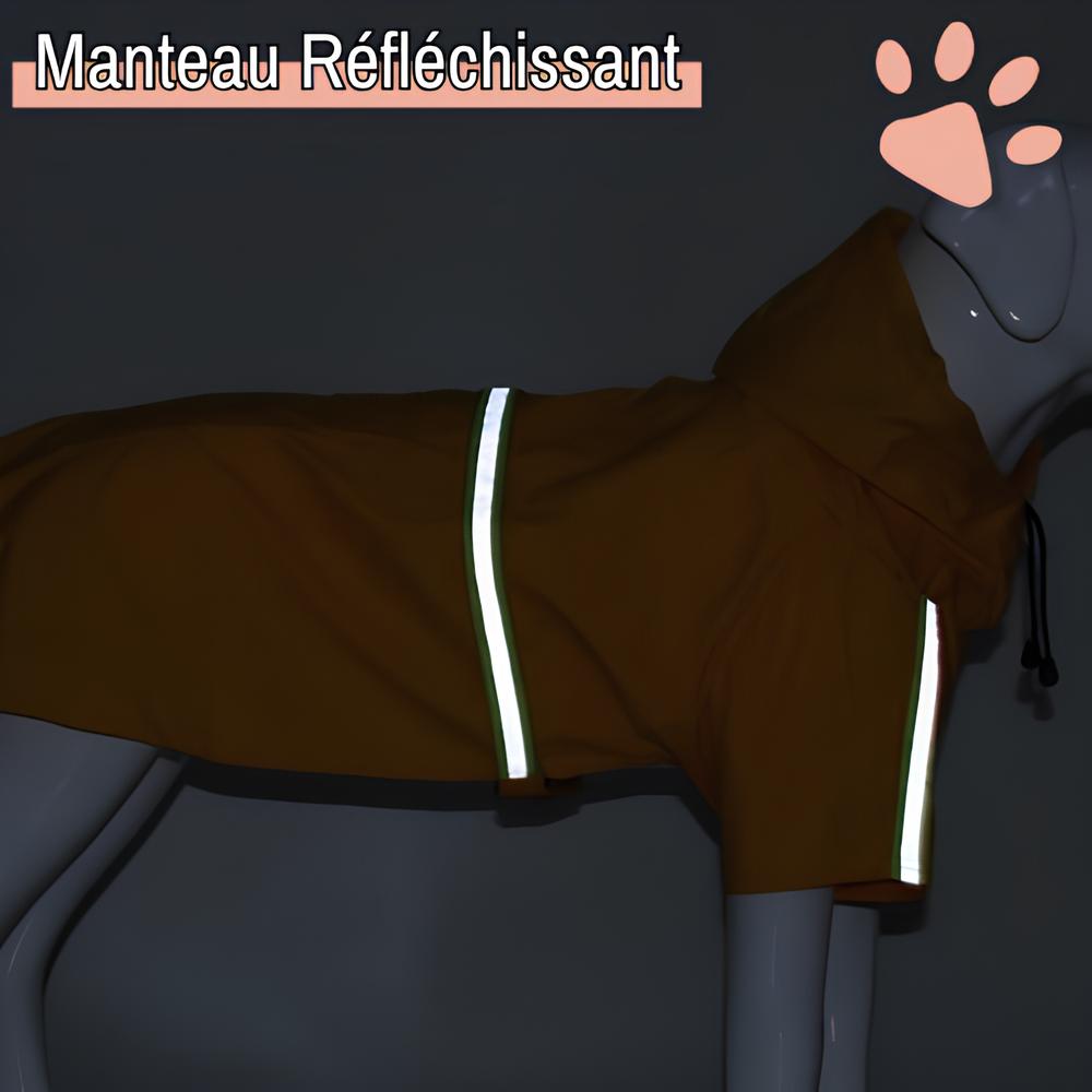 Manteau de pluie pour chien la niche de jules jujuwat reflichissant