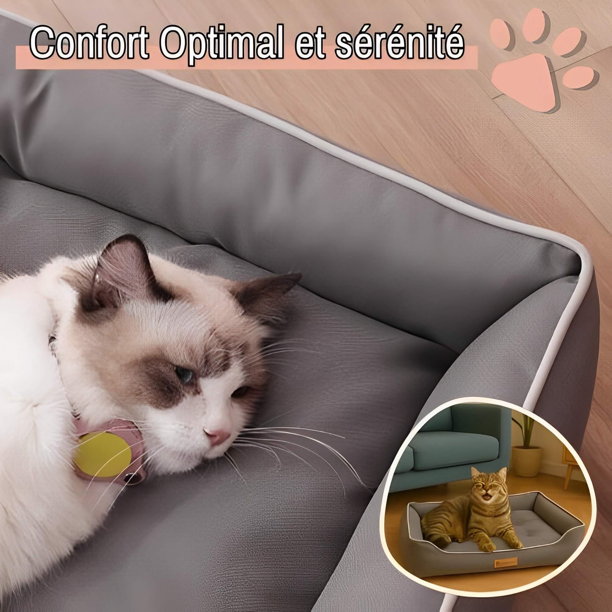 Panier pour chien impermeable nylon JujuProtectBed confort optimal sérénité