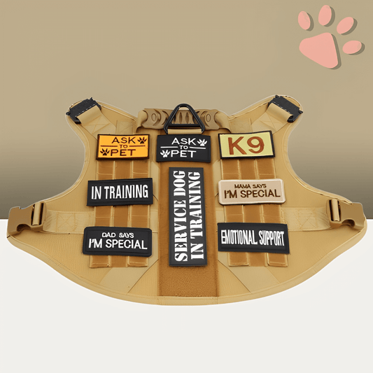 Patch Velcro Etiquette Scratch pour Harnais JuJuHarnDress | JuJuHarnPatch™