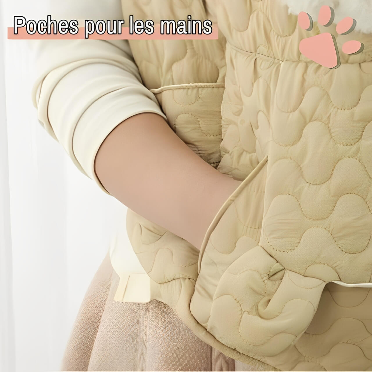 Sac de transport pour chien jujufrontbag la niche de jules poche pour les mains