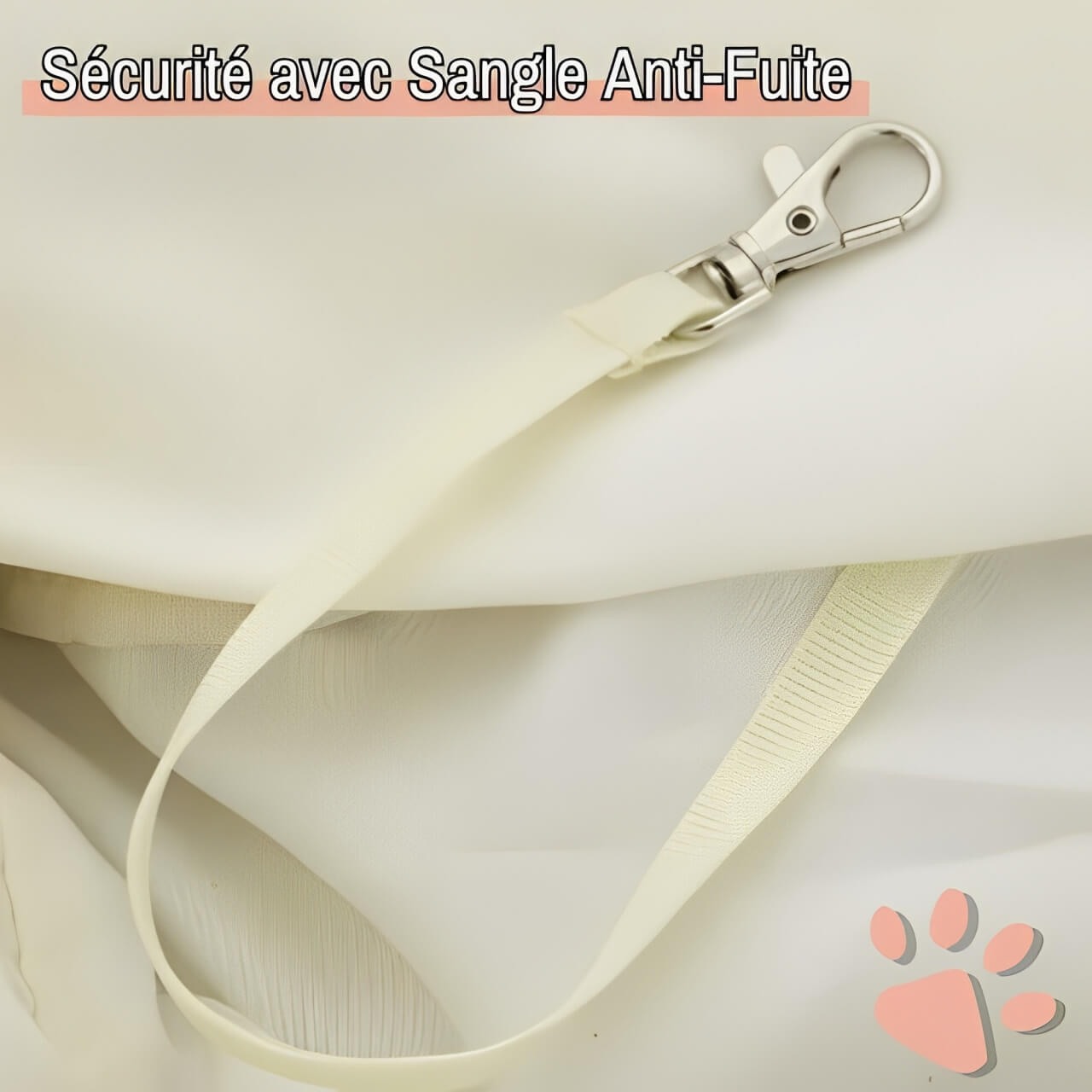 Sac de transport pour chien jujufrontbag la niche de jules sangle anti fuite
