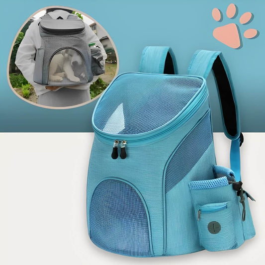Sac de transport pour chien jujubagone la niche de jules bleu