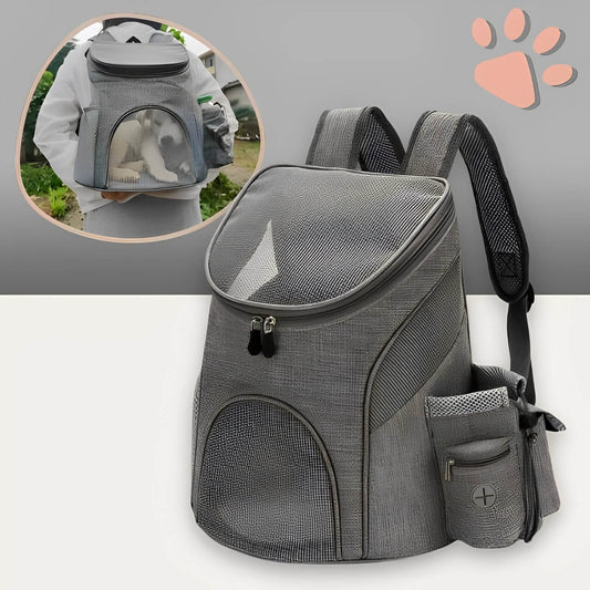 Sac de transport pour chien jujubagone la niche de jules gris