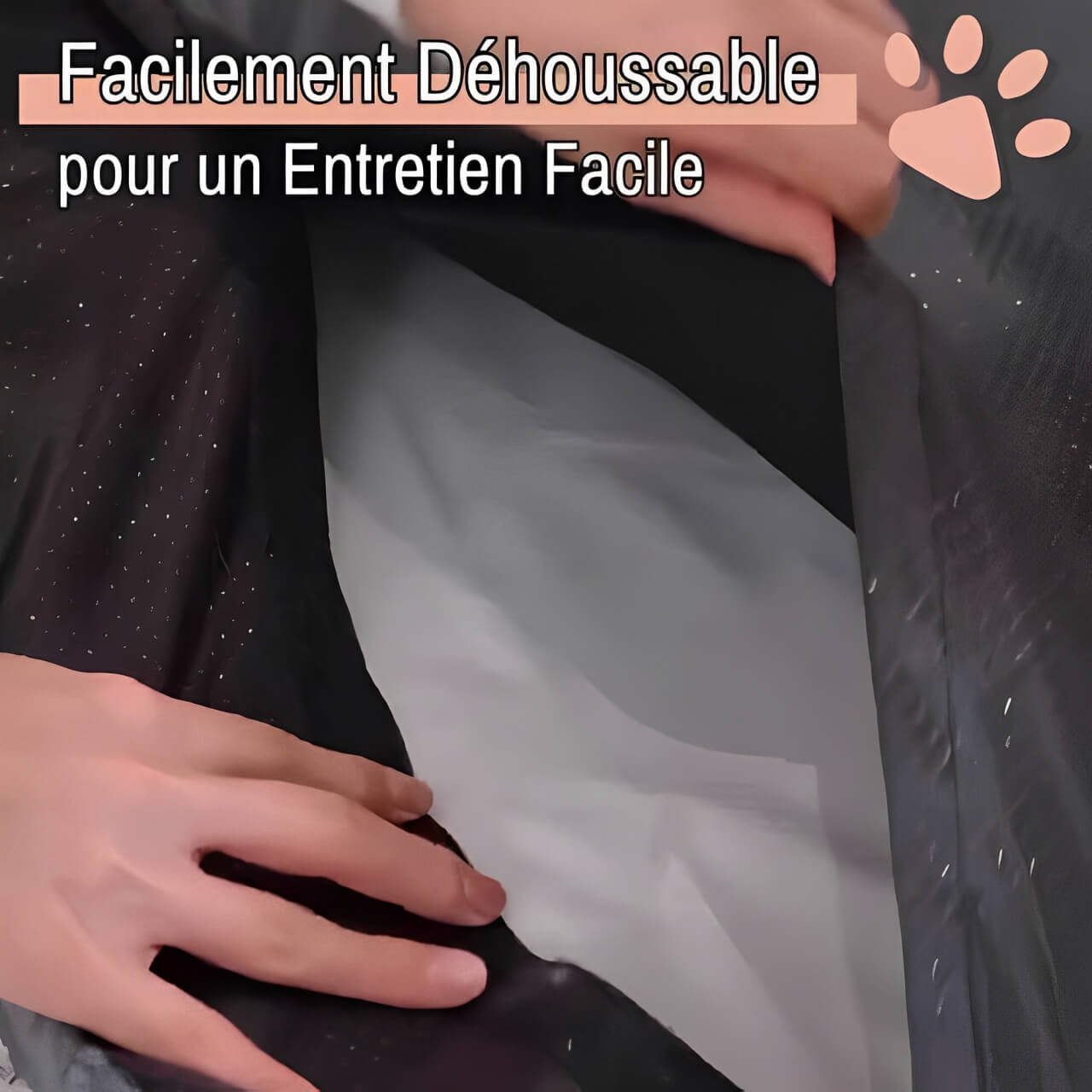 Tapis pour chien JujuRelaxCervical la niche de jules dehoussable