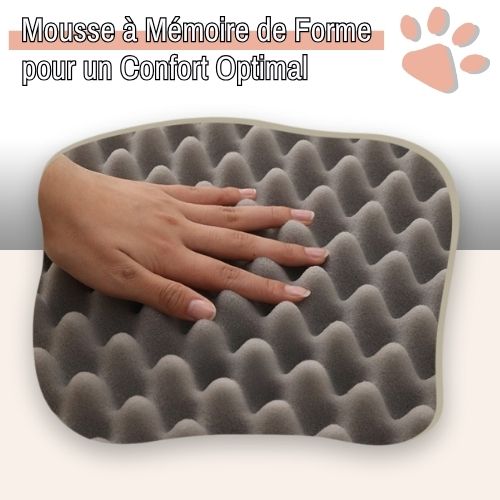 Tapis pour chien JujuRelaxCervical la niche de jules mémoire de forme