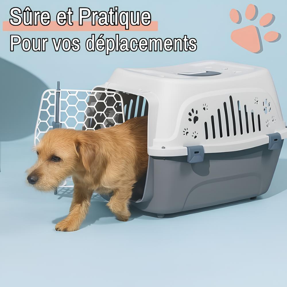 cage de transport pour chien ou chat compagnie aerienne jujutranspet la niche de jules sure pratique