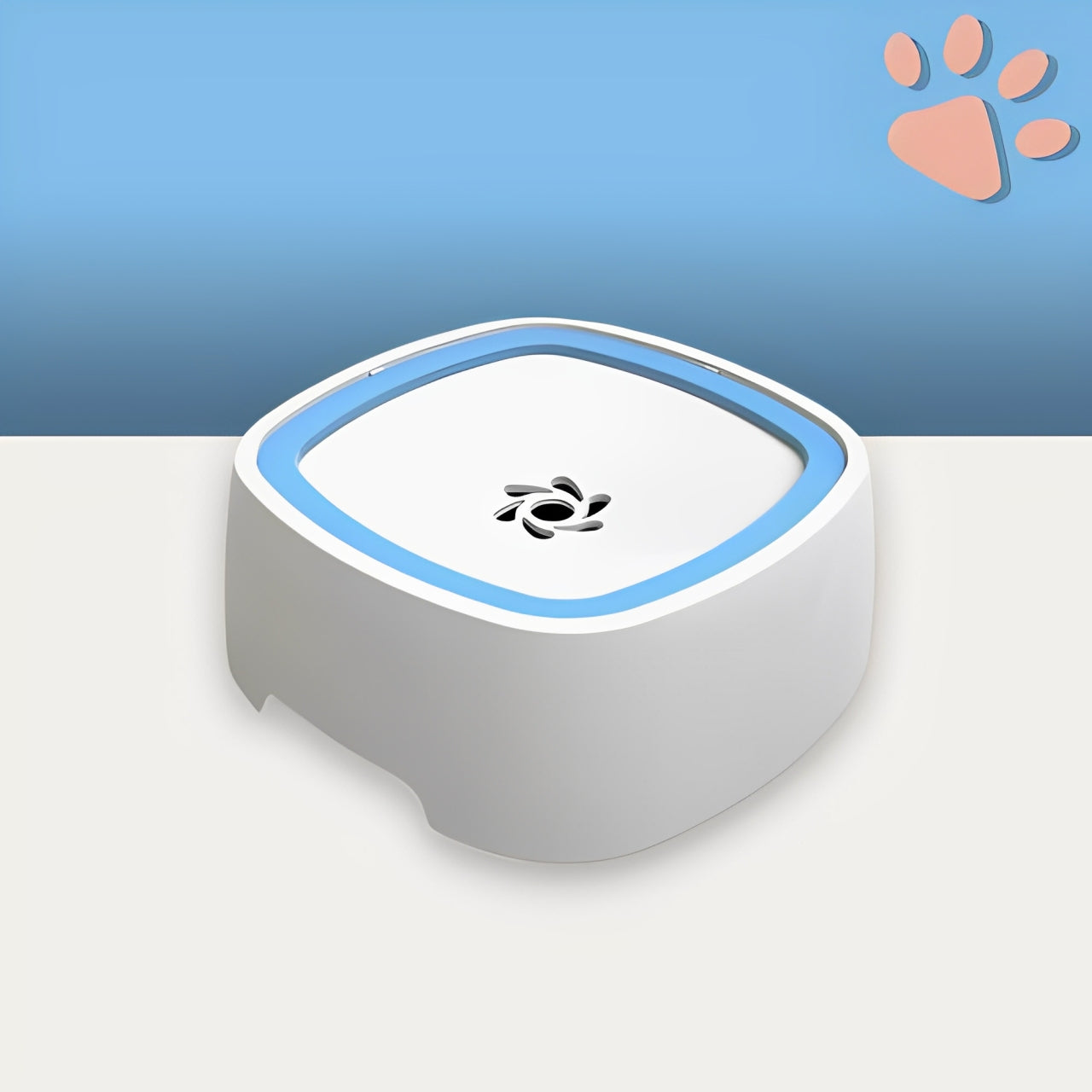 gamelle anti debordement pour chien la niche de jules jujugam bleu 1L