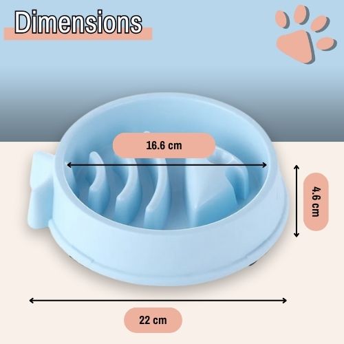 gamelle pour chat chien anti glouton la niche de jules dimensions