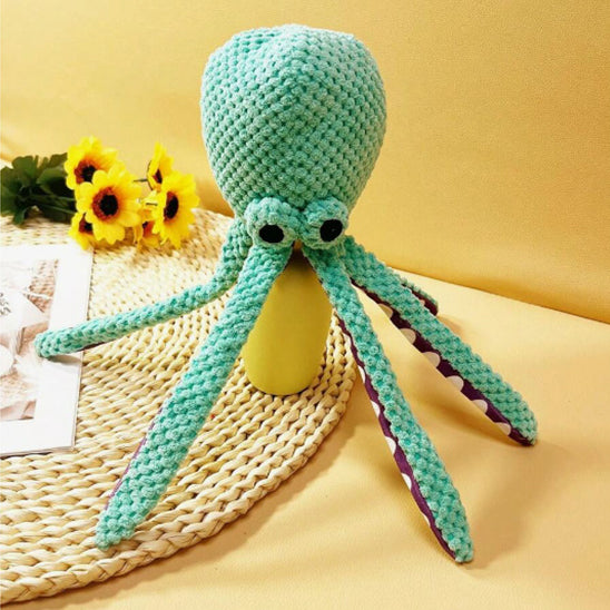 jouet pour chien peluche poulpe résistant la niche de jules jujupoulpe présentation