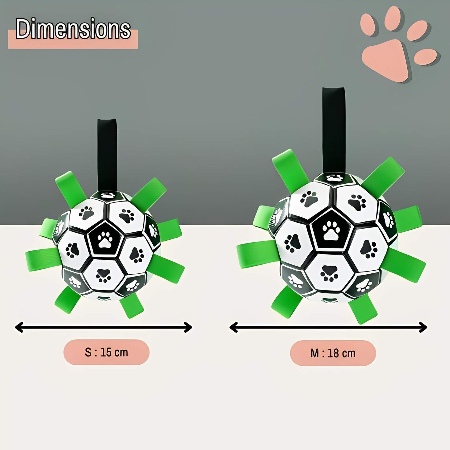 jouet pour chien ballon de
foot la niche de jules JujuGripball dimensions