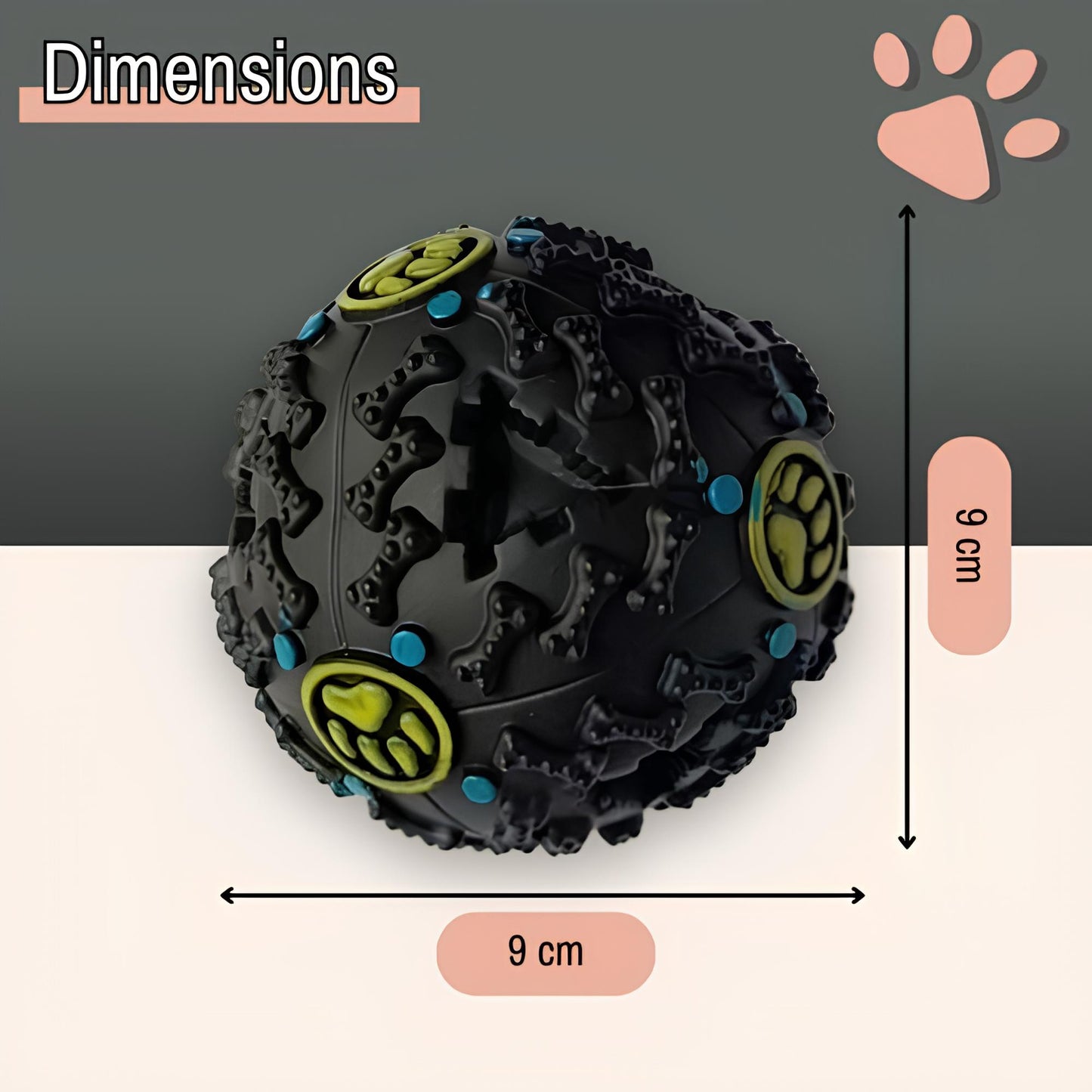 jouet pour chien boule distributeur croquette la niche de jules dimensions