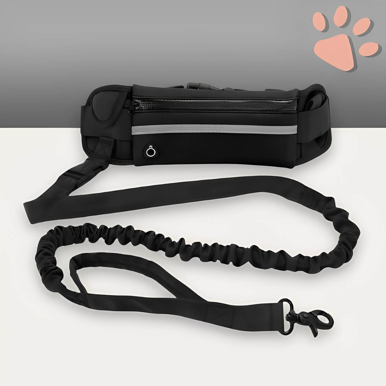 laisse pour chien mains libres jujurunleash la niche de jules noir
