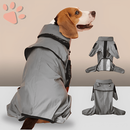 manteau imperméable pour chient réfléchissant la niche de jules jujuimper dos