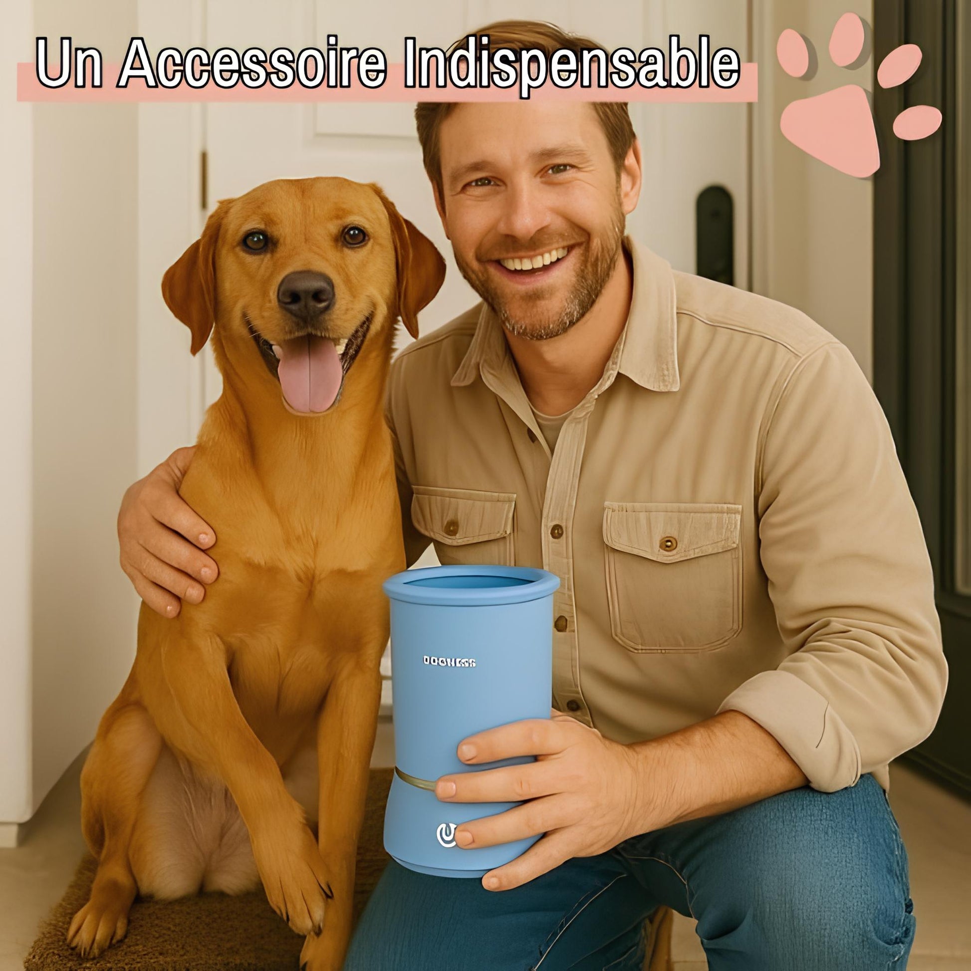 nettoyeur de pattes pour chien automatique jujucleanpawsauto la niche de jules accessoire indispensable