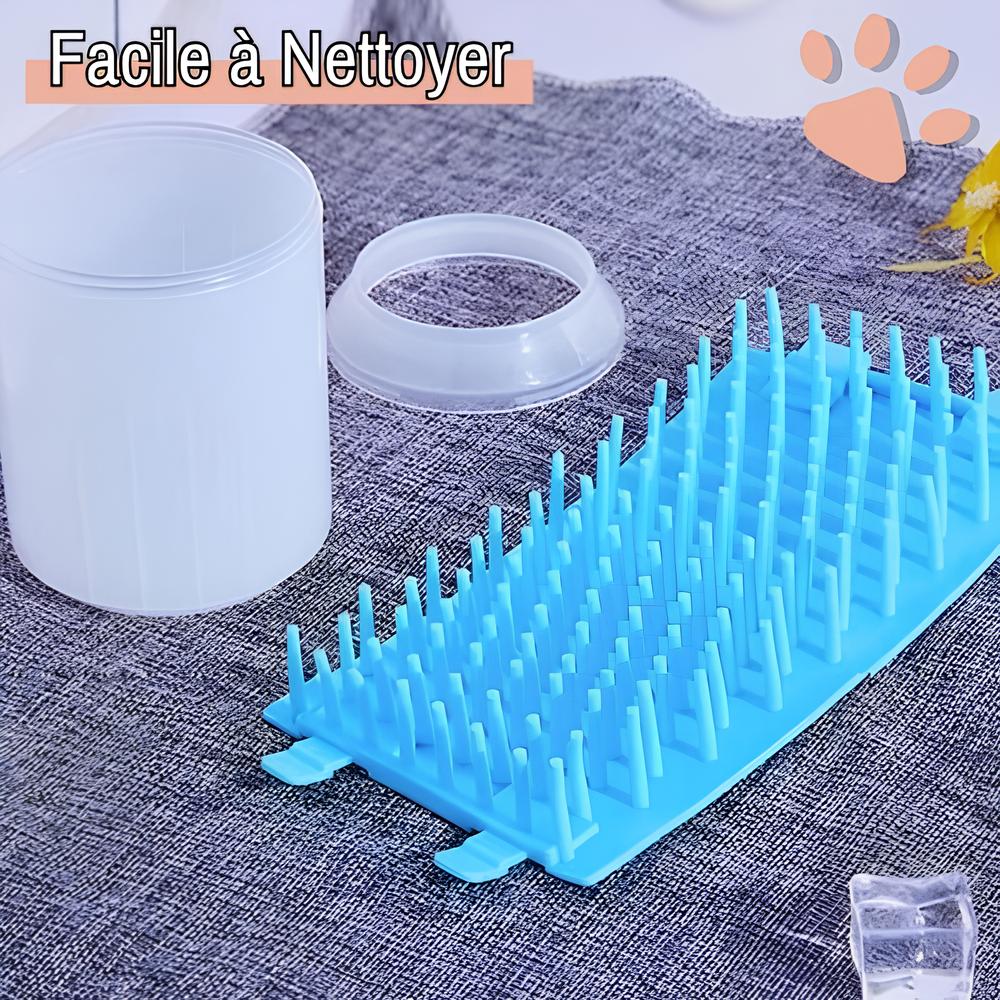 nettoyeur de pattes pour chien manuel jujucleanpawscup la niche de jules facile à nettoyer