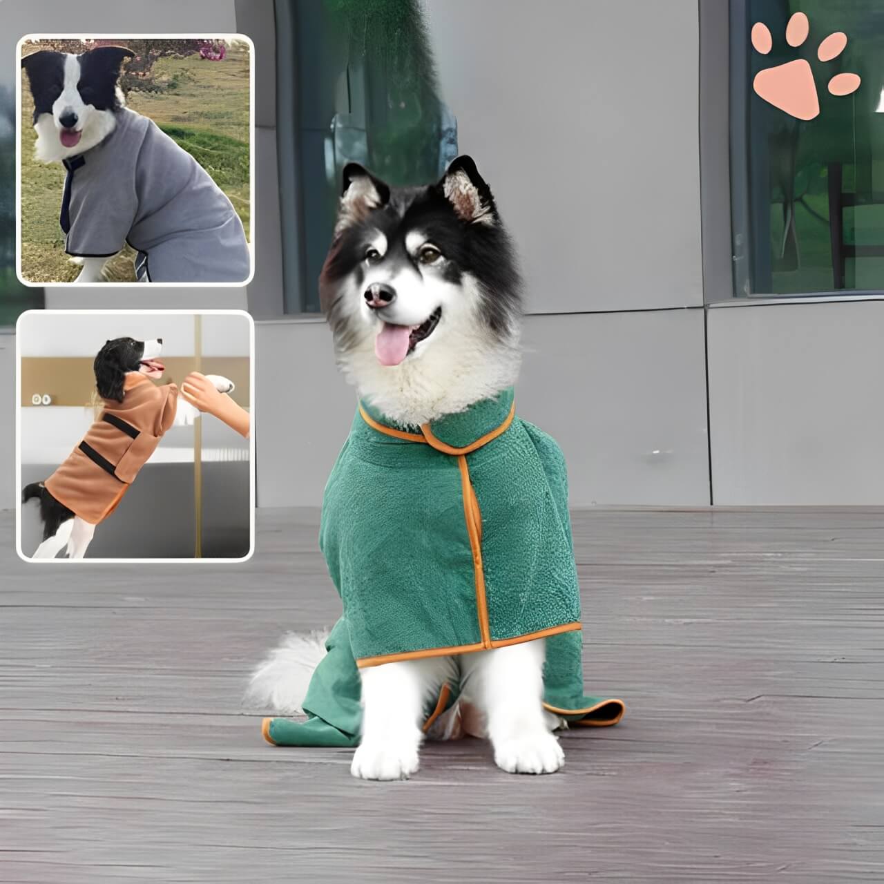 peignoir pour chien jujupeignoir la niche de jules 02