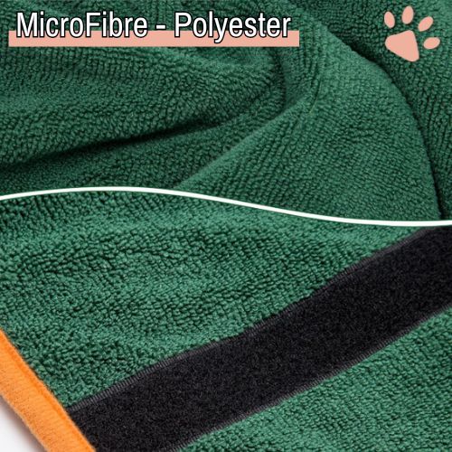 peignoir pour chien jujupeignoir la niche de jules sechage microfibre polyester