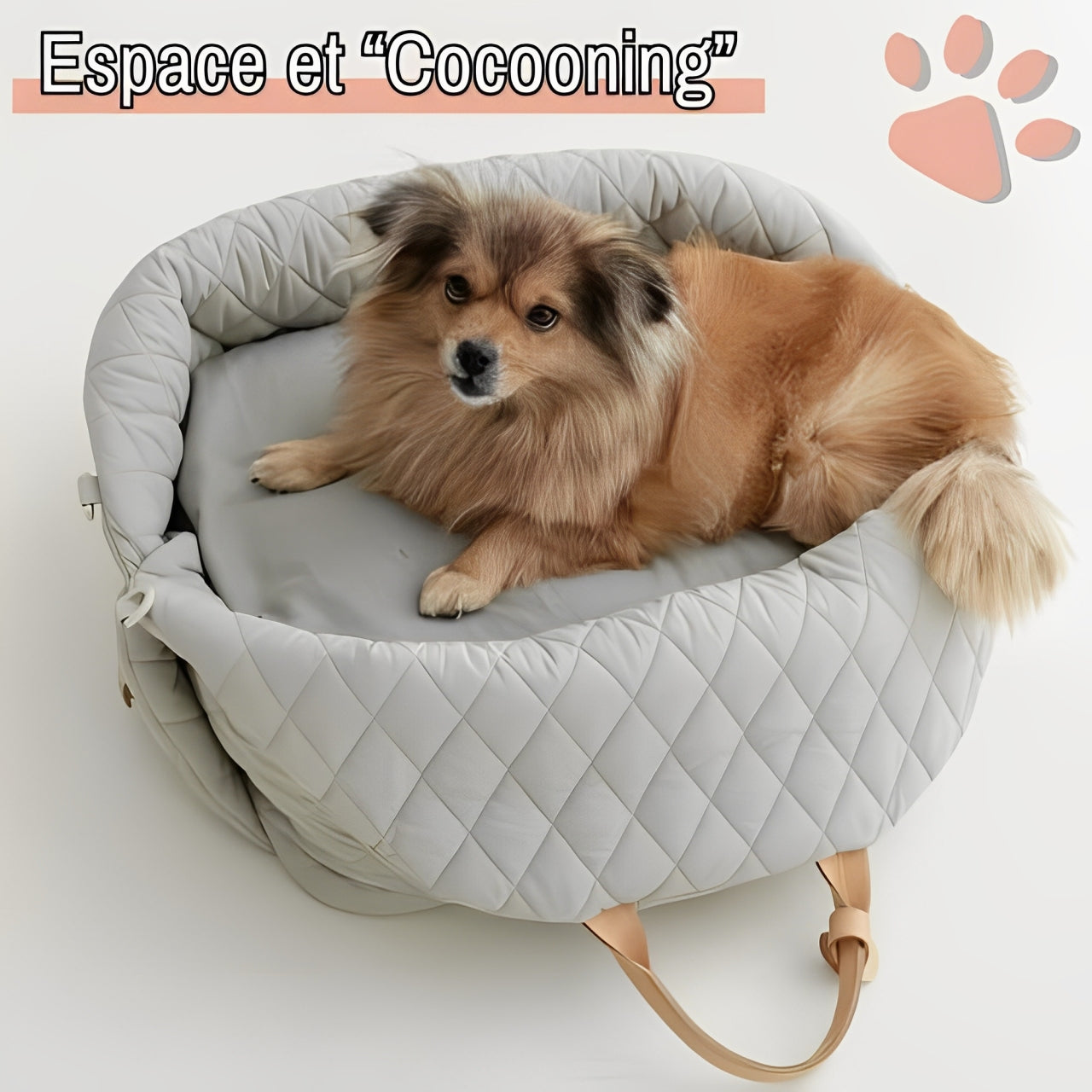sac de transport pour chien chat jujucocoonbag la niche de jules confortable