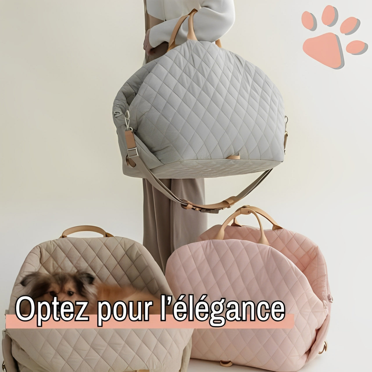 sac de transport pour chien chat jujucocoonbag la niche de jules élégance