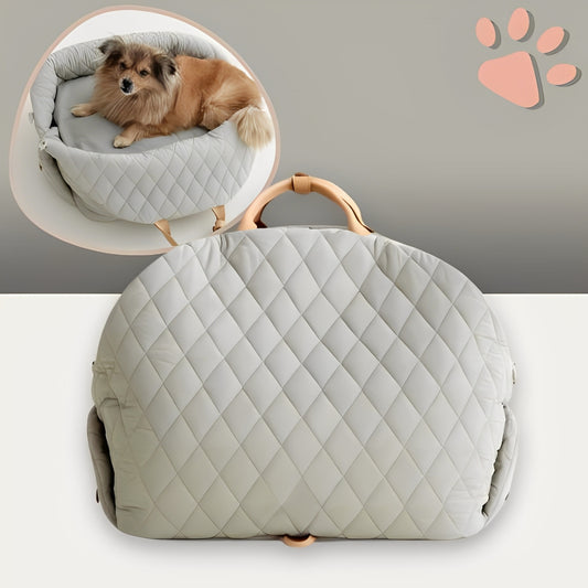 sac de transport pour chien chat jujucocoonbag la niche de jules gris