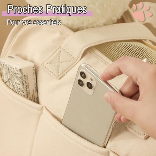 sac de transport pour chien chat jujudeluxebag la niche de jules poches rangement