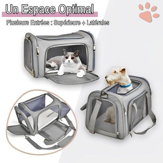 sac de transport pour chien chat jujupetbag la niche de jules plusieurs entrees