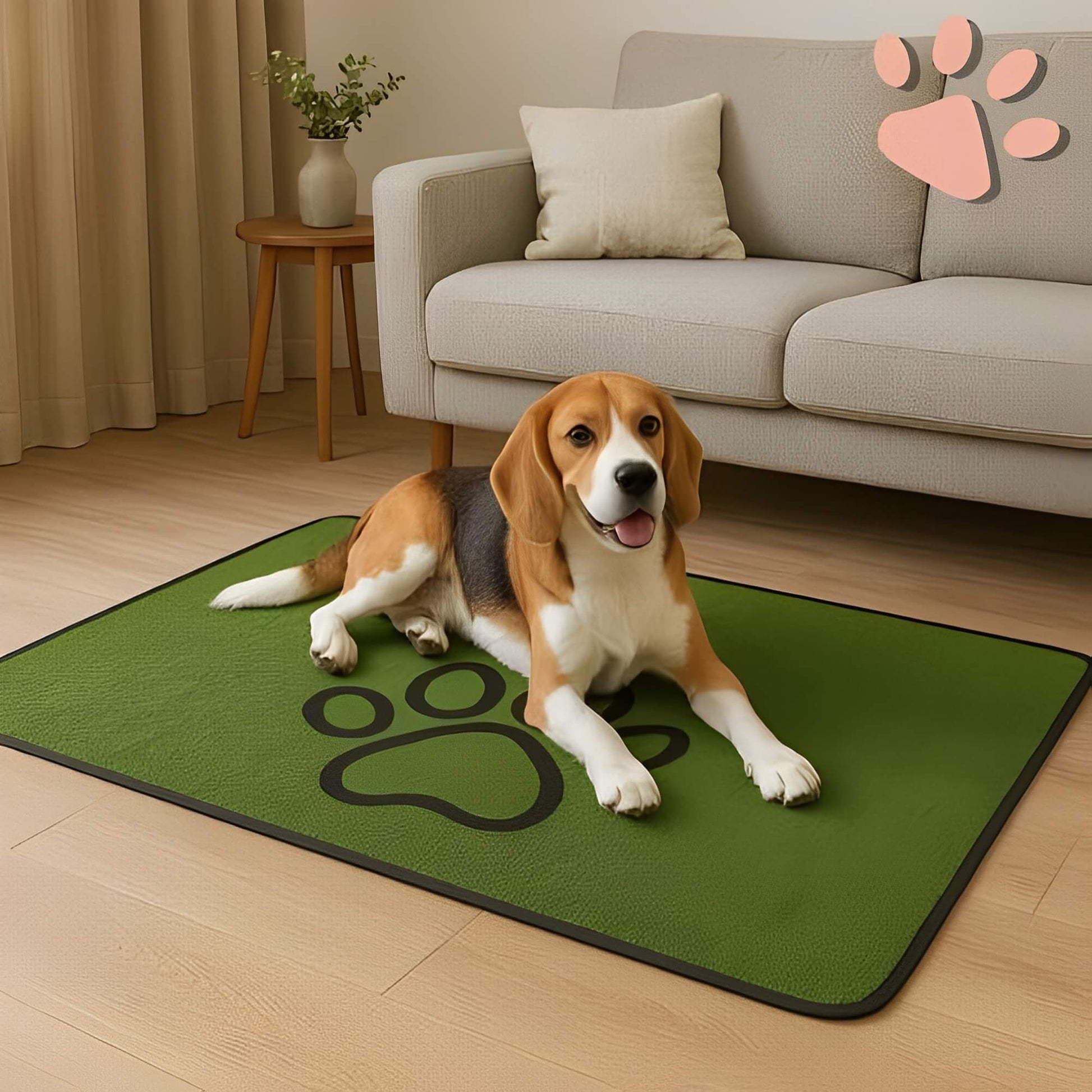 tapis apprentissage pour chien lavable JujutrainPad biggle
