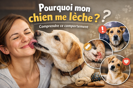 Pourquoi mon chien me lèche ? La Niche de Jules Conseils Canins