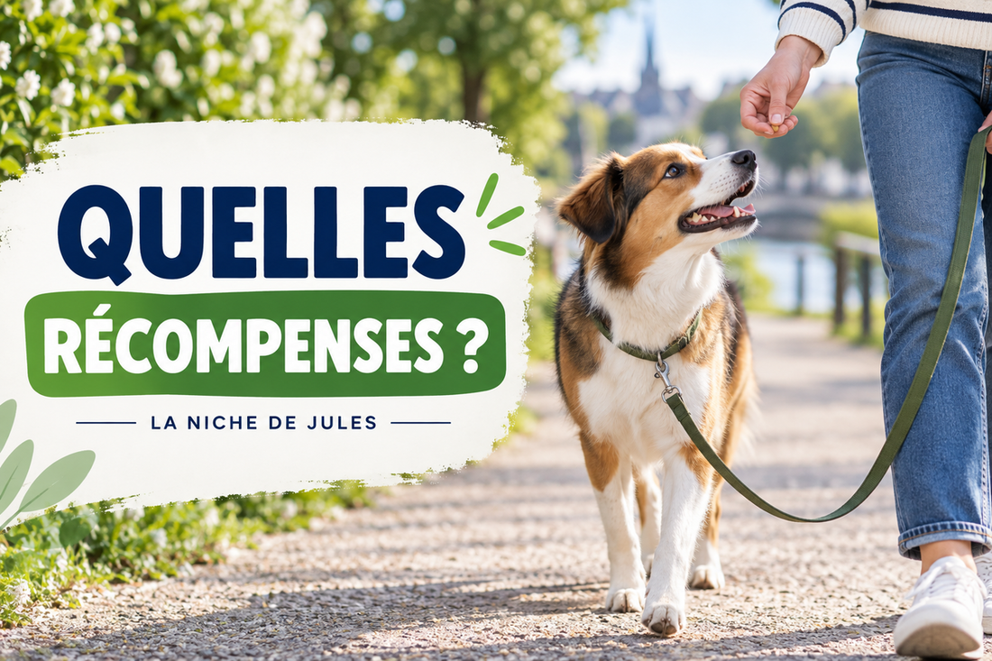 Quelles récompenses pour apprendre la marche en laisse