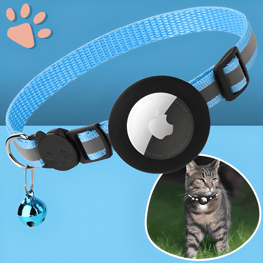 collier chat pour airtag comment retrouver son chat jujufindcat la niche de jules bleu
