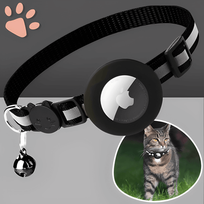 collier chat pour airtag comment retrouver son chat jujufindcat la niche de jules noir