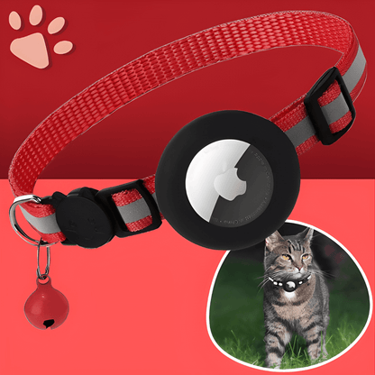 collier chat pour airtag comment retrouver son chat jujufindcat la niche de jules rouge