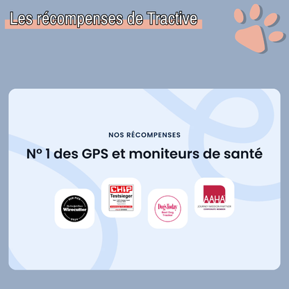 Collier gps pour chien tractive partenaire officiel france la niche de jules gps de confiance